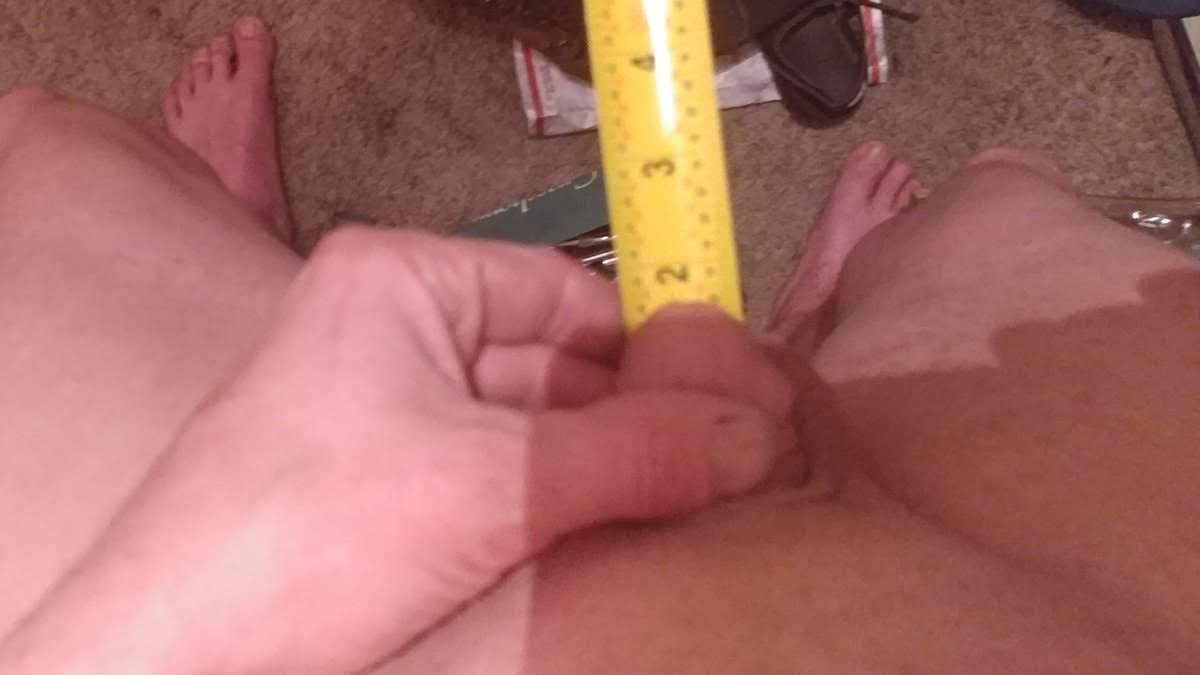 Button penis measured