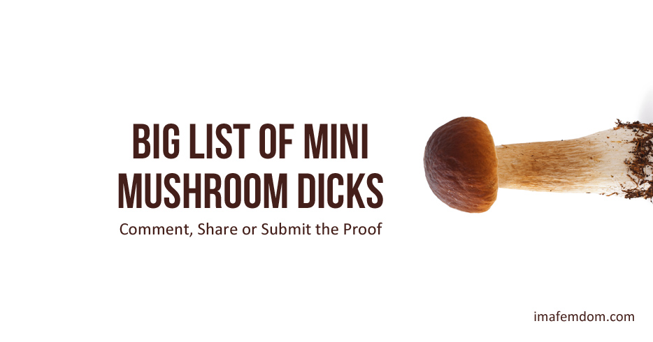 Mini Mushroom Dick List