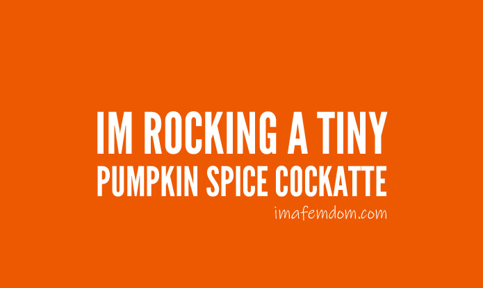 Pumpkin Spice Cockatte