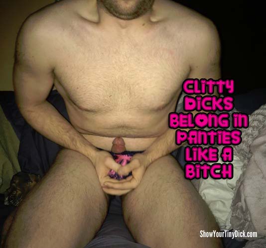 Clit dick in panties