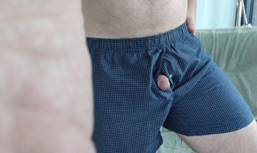 Poking out of my boxers