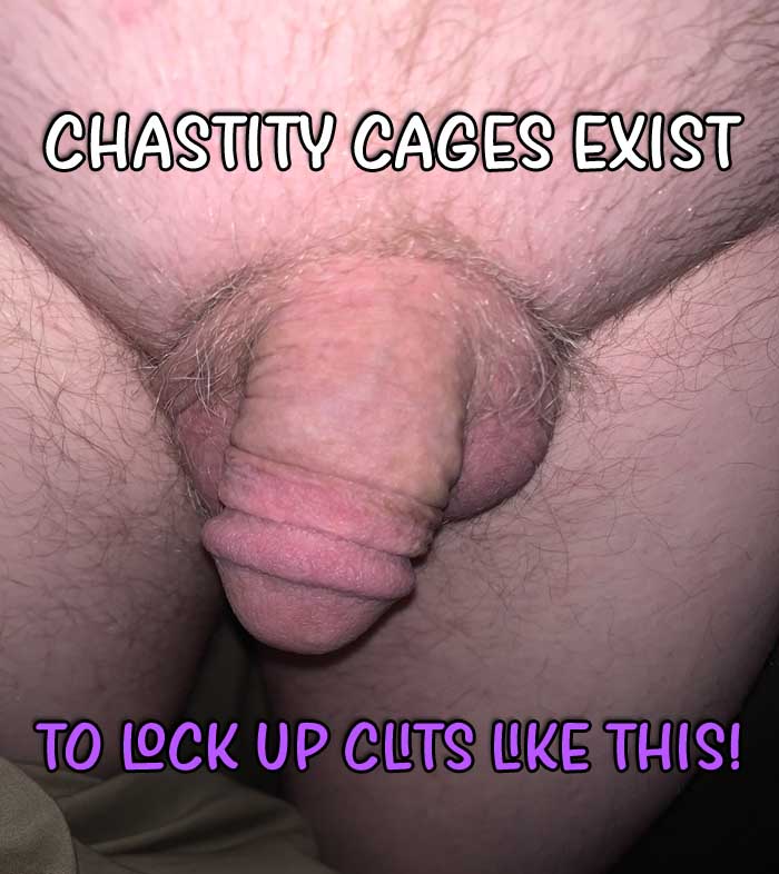 Chastity Cage Caption