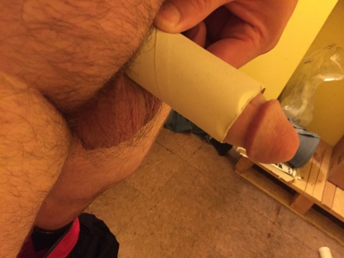 Dinky dick had to cut the tube