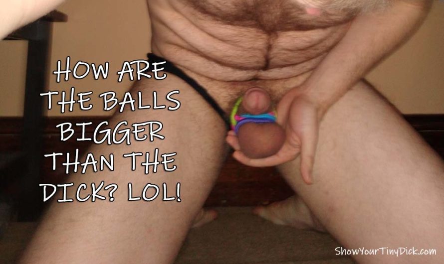 His balls are bigger than his dick