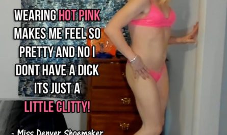 Sissy Denver Shoemaker loves hot pink!