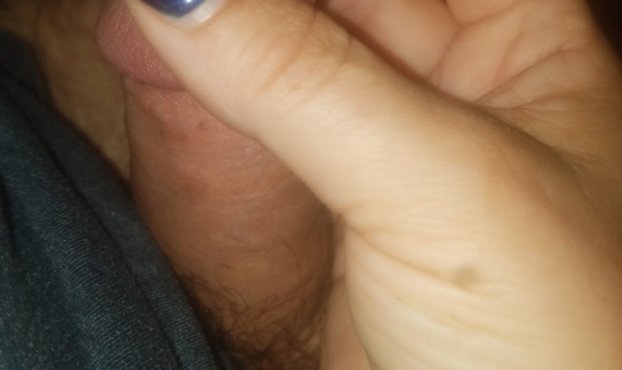 Ex wife holding my 3.5 inch penis