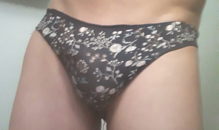First time in panties and I like it