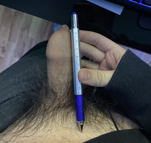 Asian dick compared to a pen.