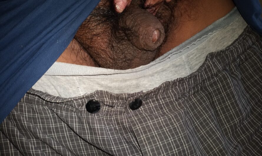Packing a clit looking loser dick