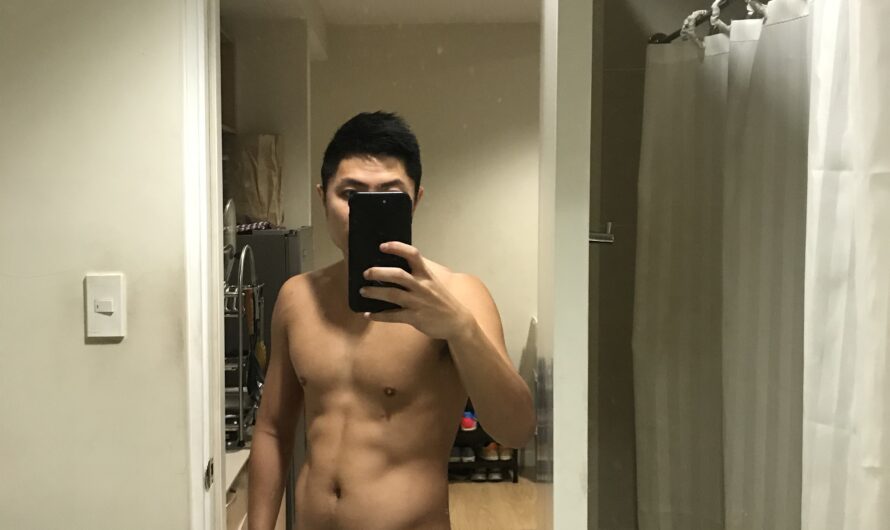 Asian guy works out but that won’t fix his small penis
