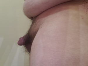 Tiny dick shows soft versus hard comparison that maxes out at 4 inches