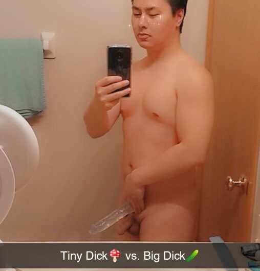 Brandon’s Tiny Dicklette vs Big Dildo Dick