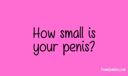 How small is your penis?