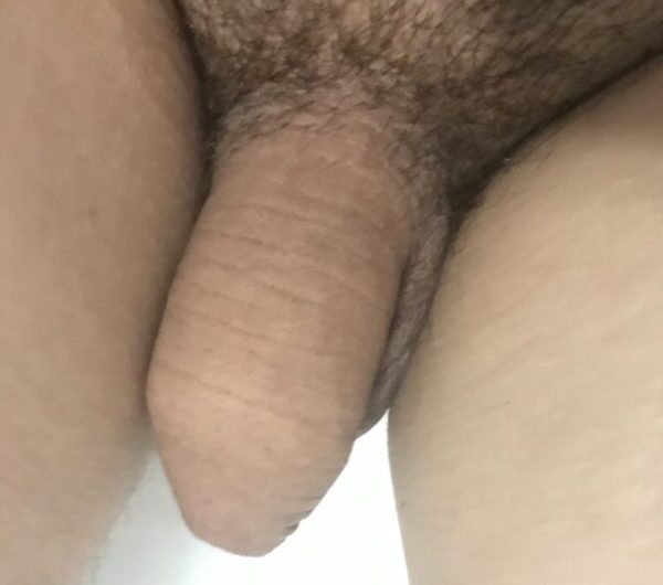 His small uncut cocklette is less than 5in hard