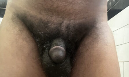 Revealing my small black penis