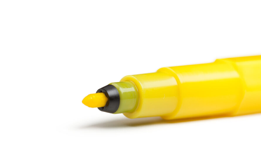 Penis as big as a highlighter