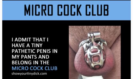 My membership card to the Micro Cock Club