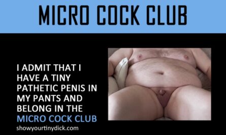 Proud member of the Micro Cock Club