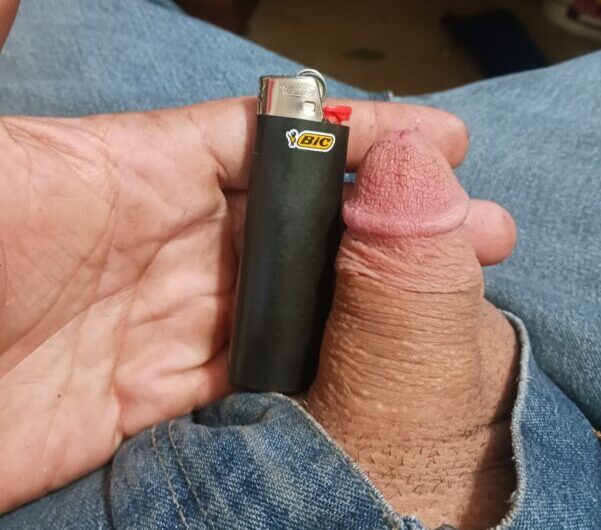 Lighter Challenge: Small penis compared to a BBL