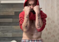 Tiny boner poking out